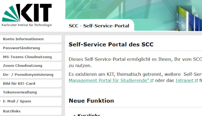 Startseite my.scc.kit.edu