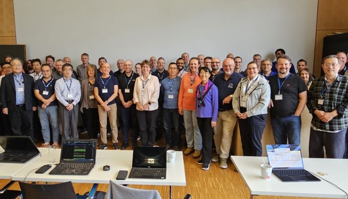 Gruppenfoto der Teilnehmenden des HPSS-User-Forums 2024 am KIT