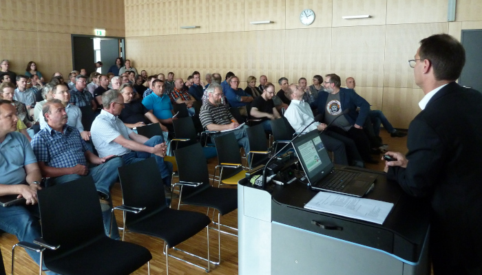 Photo of the auditorium of an ITB meeting at SCC Campus North