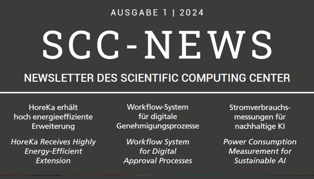 Ausschnitt aus der Titelseite der SCC-News 1/2024