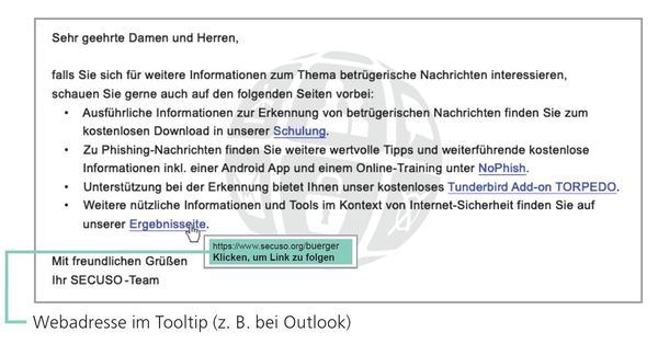 Tooltipp Outlook