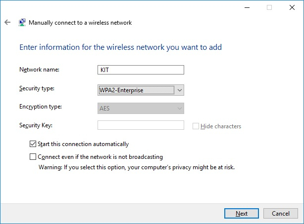 Figure 4: Enter information